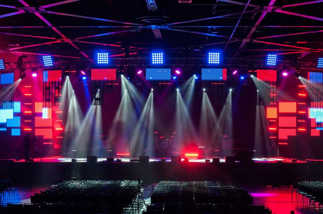 Elation dealer Illuminate Production Services provided a large Elation lighting and video rig