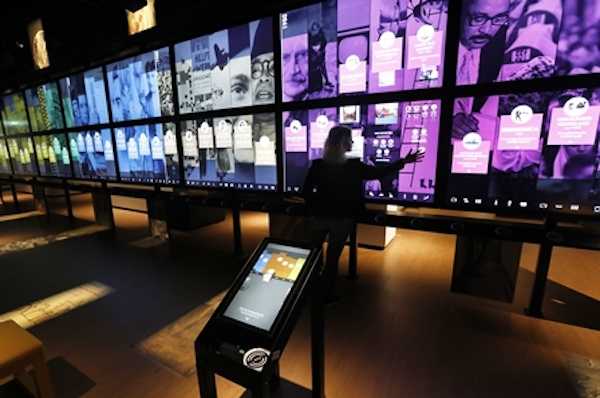 The exhibits combine historical objects with innovative deployments of the latest AV and display technologies