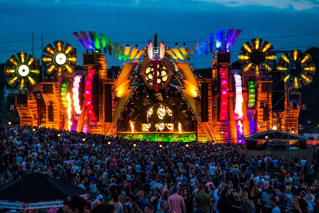 The Main Stage at Dance Valley at Spaarnwoude