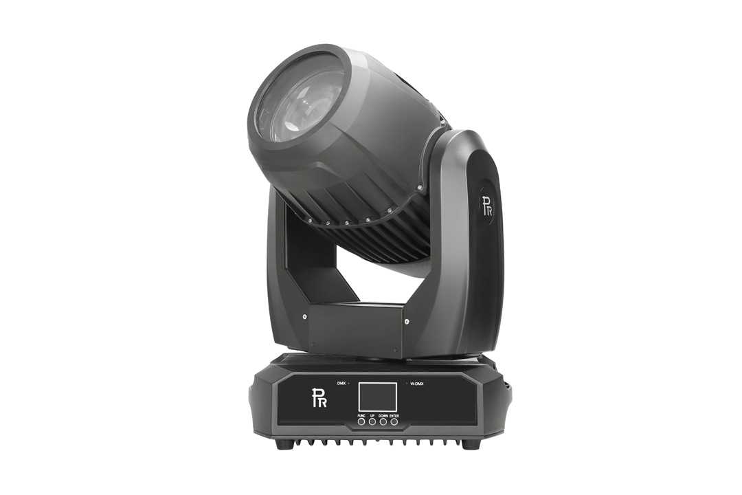 The waterproof and dustproof Aqua 350 Beam moving head