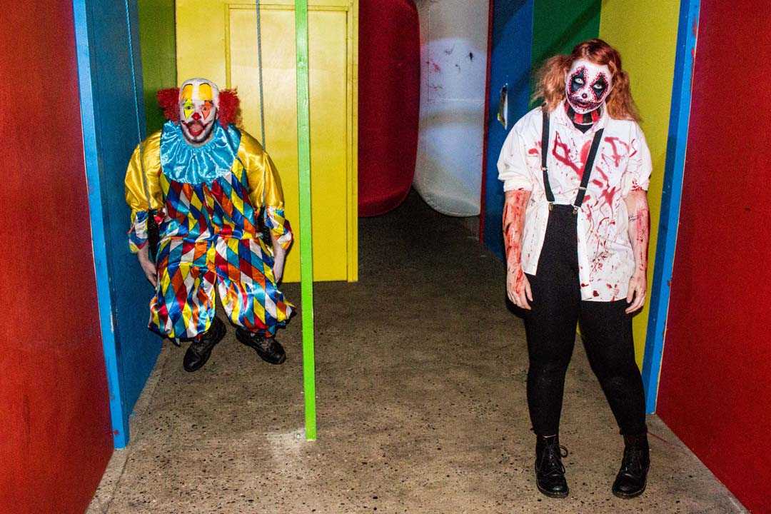 The likes of Topper the Clown and Grandma Lycanthrope waited to greet you