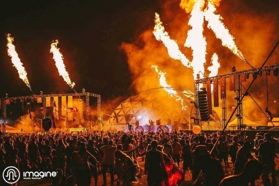 The Inferno stage featured Deadmau5, Flux Pavilion, The Floozies and other stars