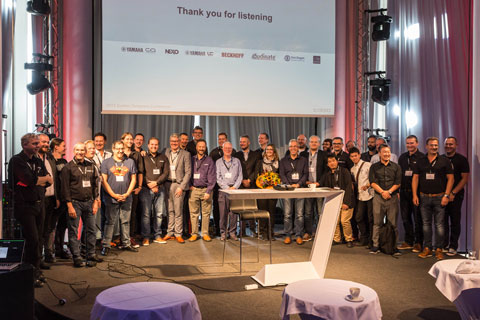 The event attracted audio professionals from across Europe