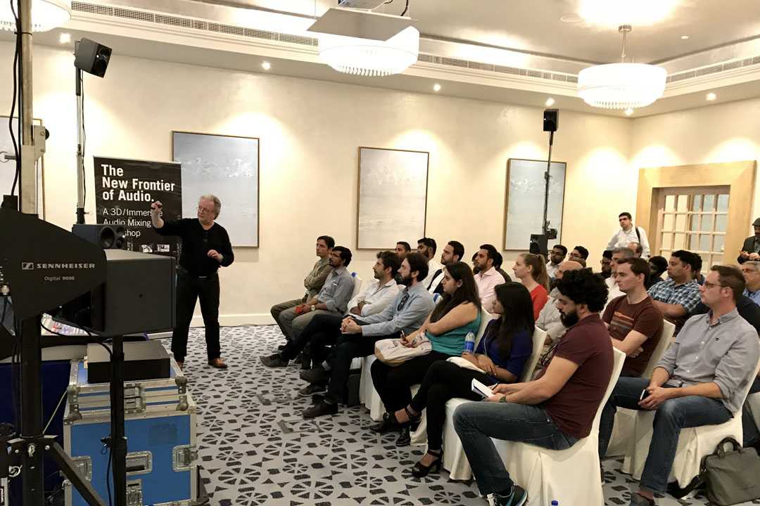 Sennheiser, Dolby, Neumann and Lawo successfully conducted the region’s first workshop dedicated to 3D audio capture