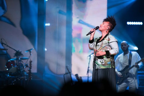 Capital Sound supplied an eight-channel package for Emeli’s vocal microphones (© Getty Images)