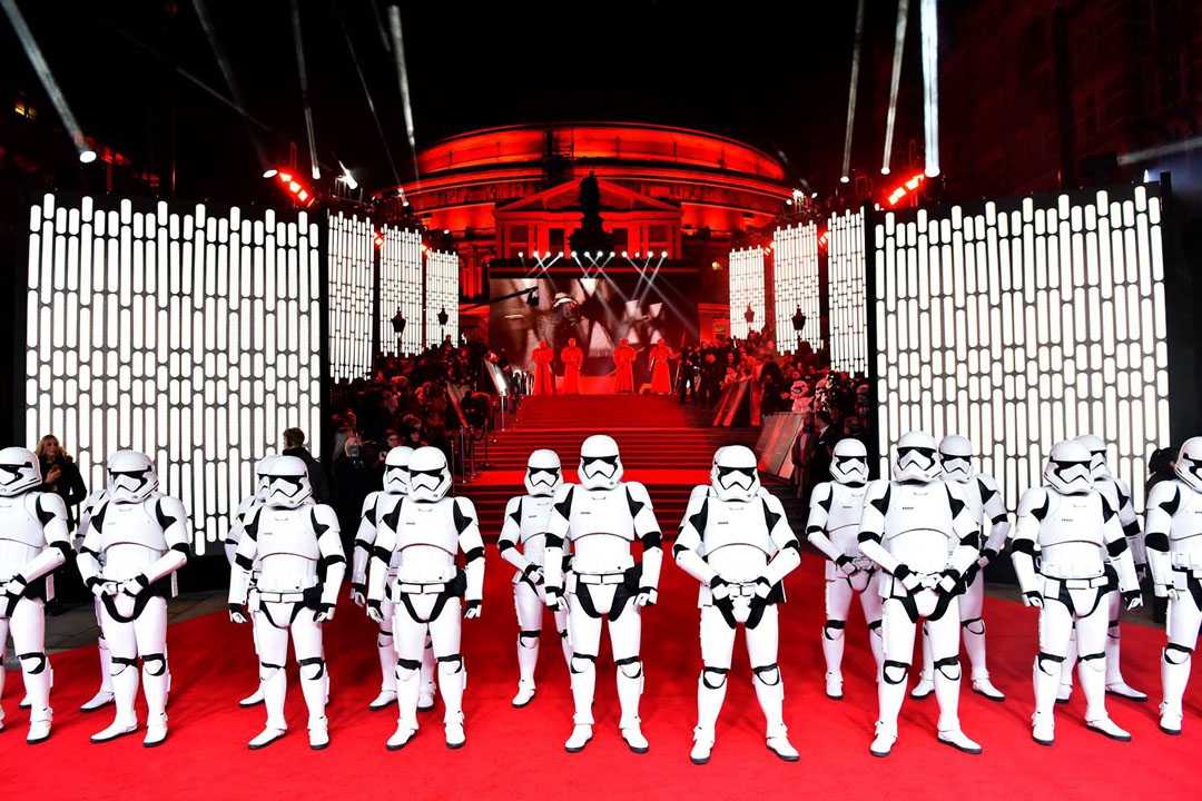 Storming the red carpet at the Royal Albert Hall