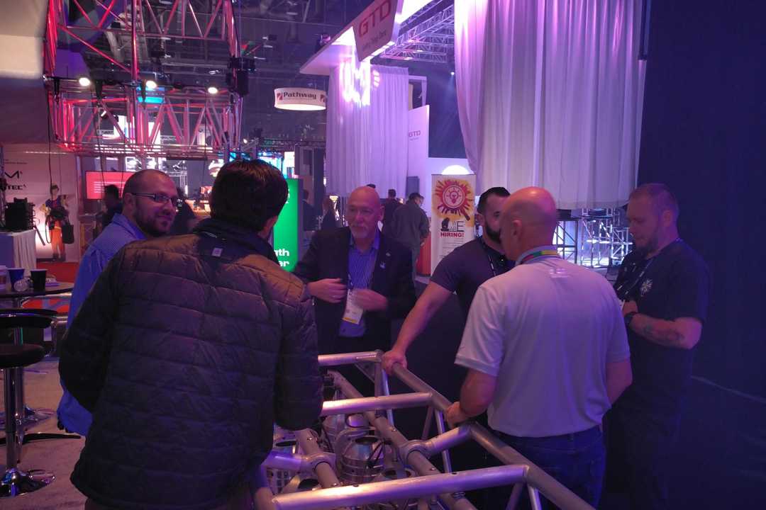 The Tomcat and JTE sales teams were on hand during the exhibition