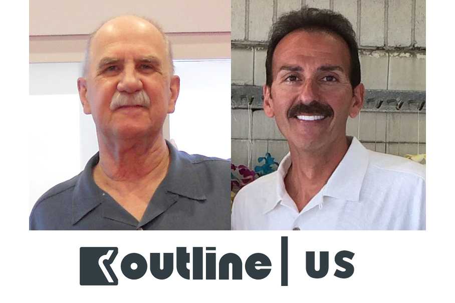 Jeffrey Cox (left) and Jason Farah (have formed Outline US, the sole representative of Outline Srl in the US
