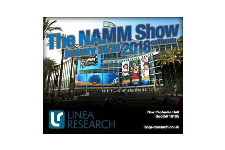 Linea Research will be making its NAMM debut at the Annehim event