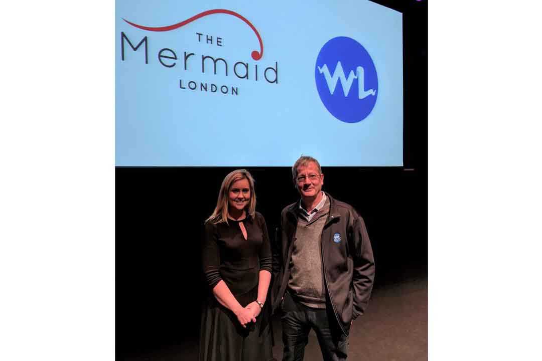 Claire Pastore, head of commercial at The Mermaid London and White Light director Richard Wilson