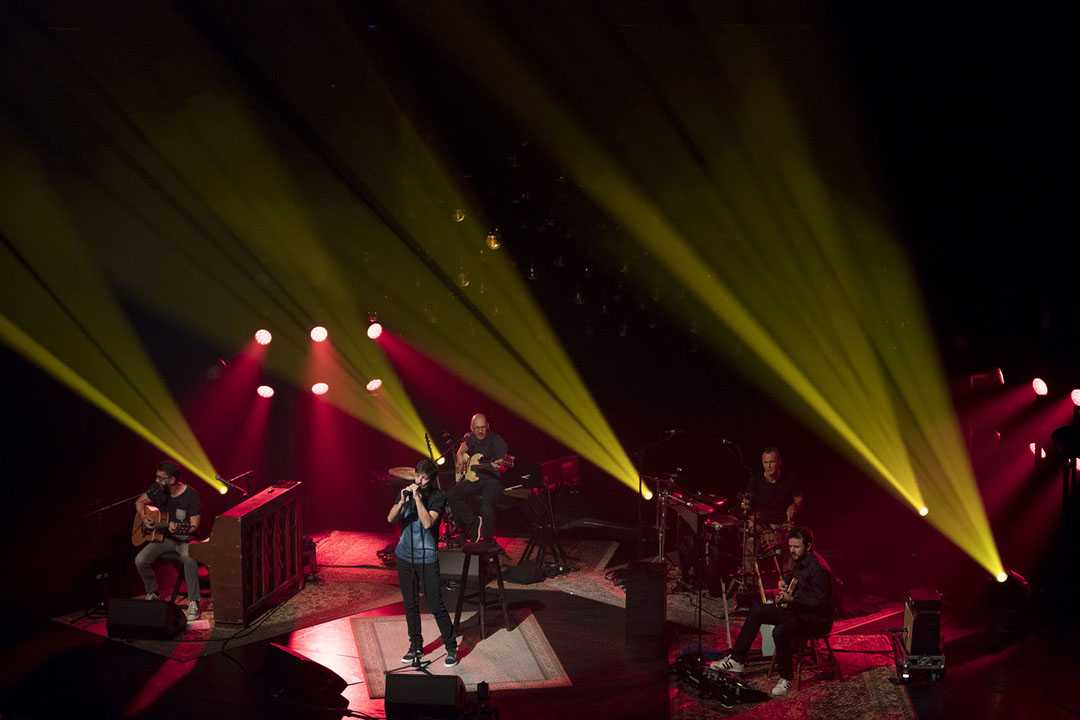 The tour’s lighting equipment is supplied by Coruna Sound & Light (photo: Frank Lambrechts)