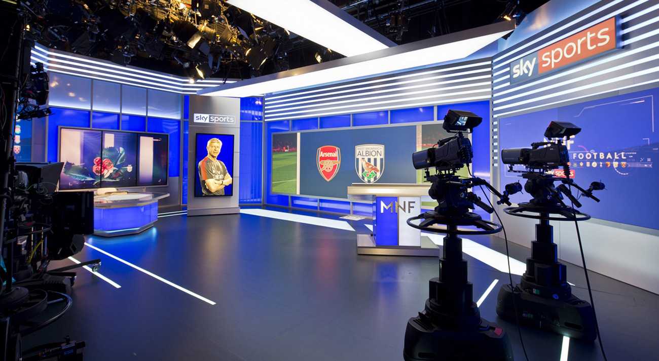 Studio One, the largest of the three, is the all-important football hub