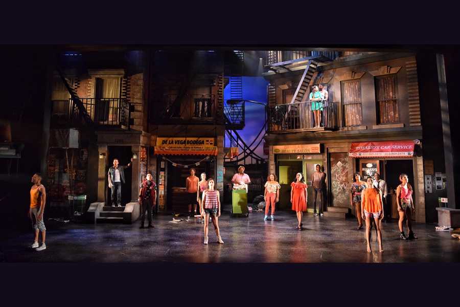 In The Heights was staged at the historic Olney Theatre (photo: Maria Zhytnikova)