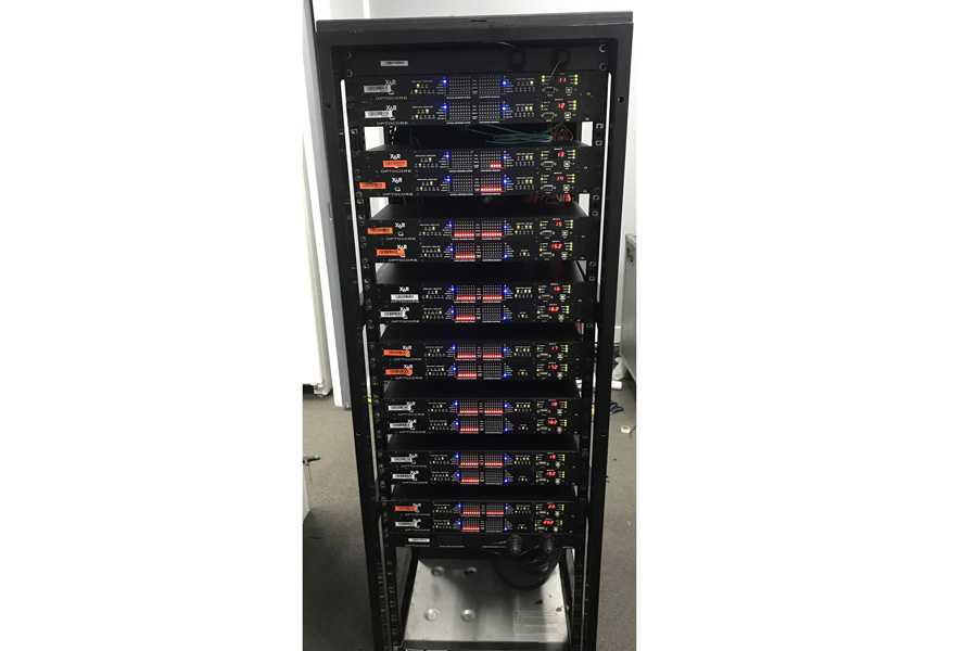 A newly-configured Norwest rack for HOSH