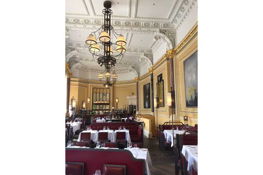 Gilbert Scott has been immortalised in the restaurant that bears his name