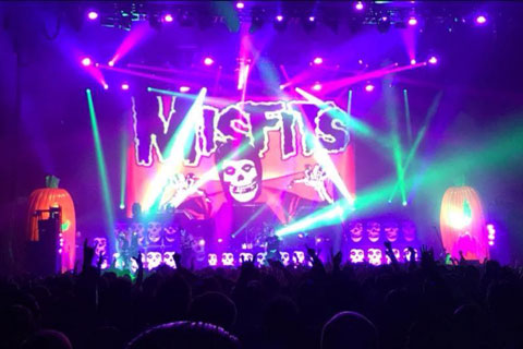 The Misfits lit up the stage at the MGM Grand Garden Arena in Las Vegas