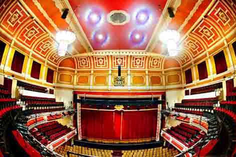 Built in 1901, the venue hosts a broad spectrum of entertainment