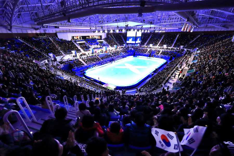 The Gangneung Ice Arena houses two ice rinks for competition and training