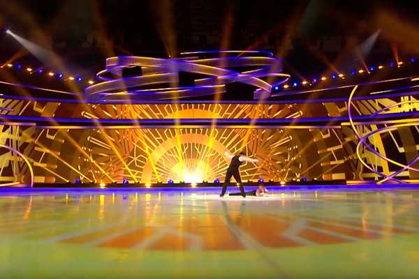The Dancing on Ice set is a vibrant, versatile space