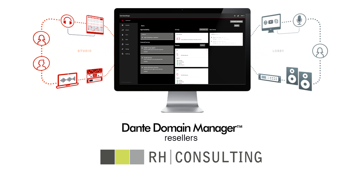 Dante Domain Manager is a new package designed to monitor and secure Dante audio networks
