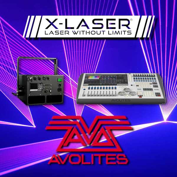 X-Laser has become an official dealer of Avolites lighting control hardware in the US