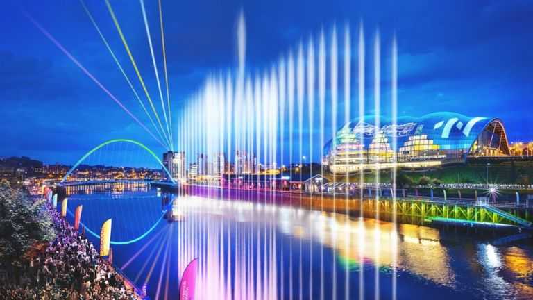 The Great Exhibition of the North will feature what's said to be the UK's largest water sculpture