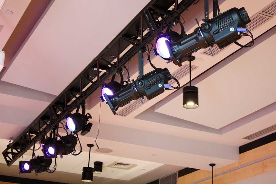 Dark Star Lighting and Production provided a complete LED solution