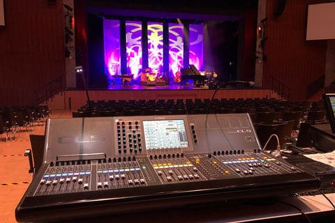 The venue’s Yamaha M7CL mixing console has been upgraded to a CL5