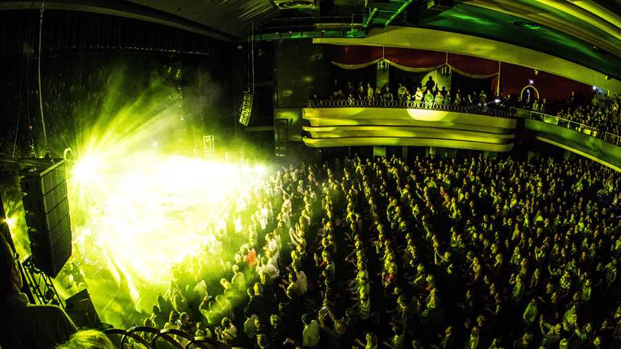 The Adamson S-Series system in action at the Colisée de Roubaix