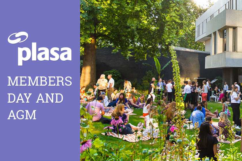 The PLASA Members' Day and Annual General Meeting (AGM) takes place on Thursday, 31 May at the Royal College of Physicians in Regent's Park, London