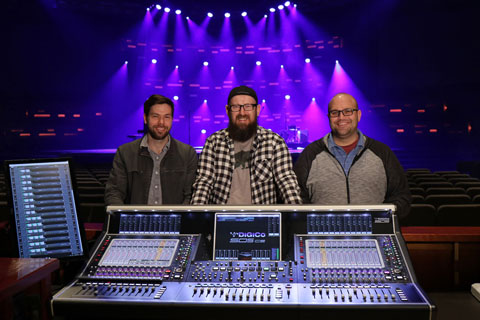 North Point Ministries audio directors - Warren Whitten, Andrew Starke and Luke Roetman