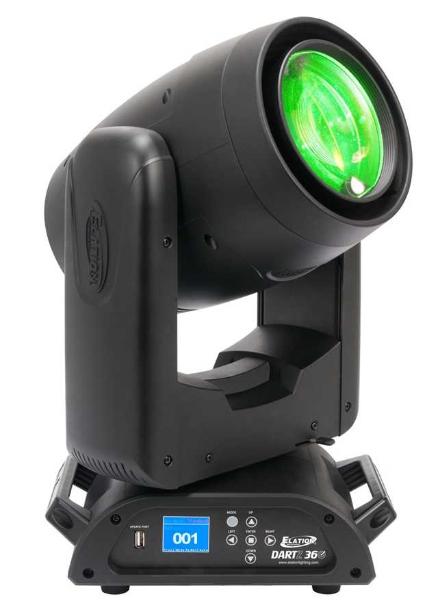 The Dartz 360 full colour-mixing LED beam/spot fixture