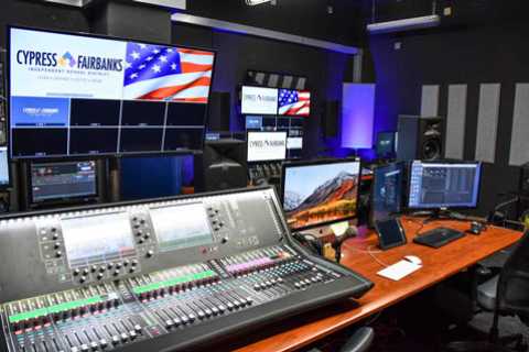 The Berry Centre Production/Broadcast Room with Allen & Heath’s S7000 surface