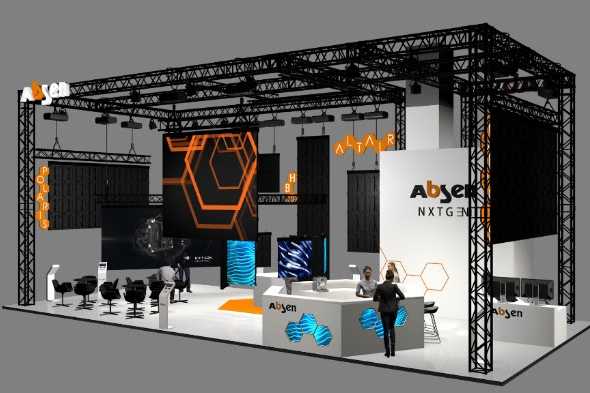 The 105sqm stand is set to make an impact with Absen’s NXTGEN innovations taking pride of place