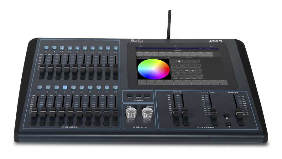 QuickQ 10, part of Chamsys new range of consoles set to be unveiled in Frankfurt