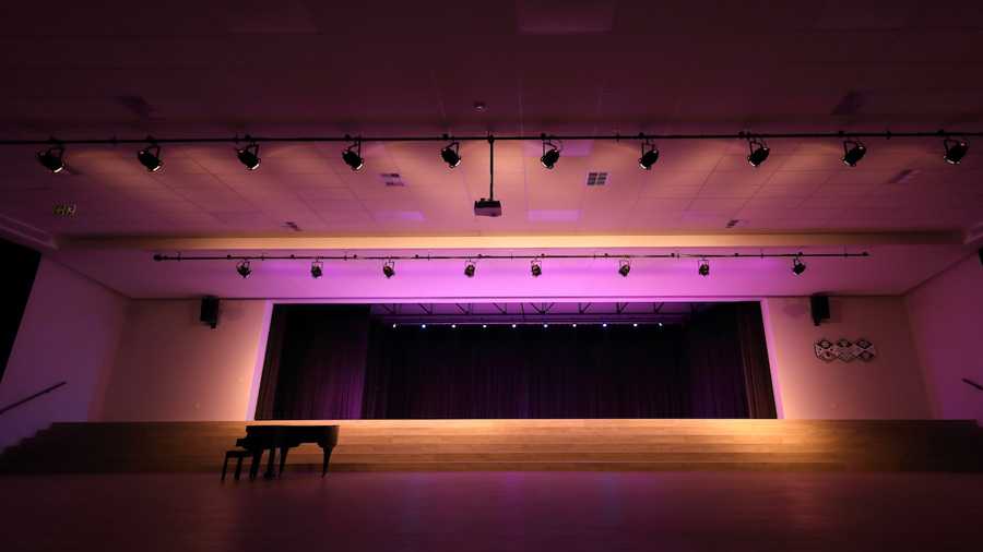 The auditorium will be used by the Dramatic Arts and Music departments