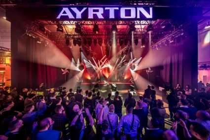 Ayrton’s lightshow was a major attraction at the Frankfurt show