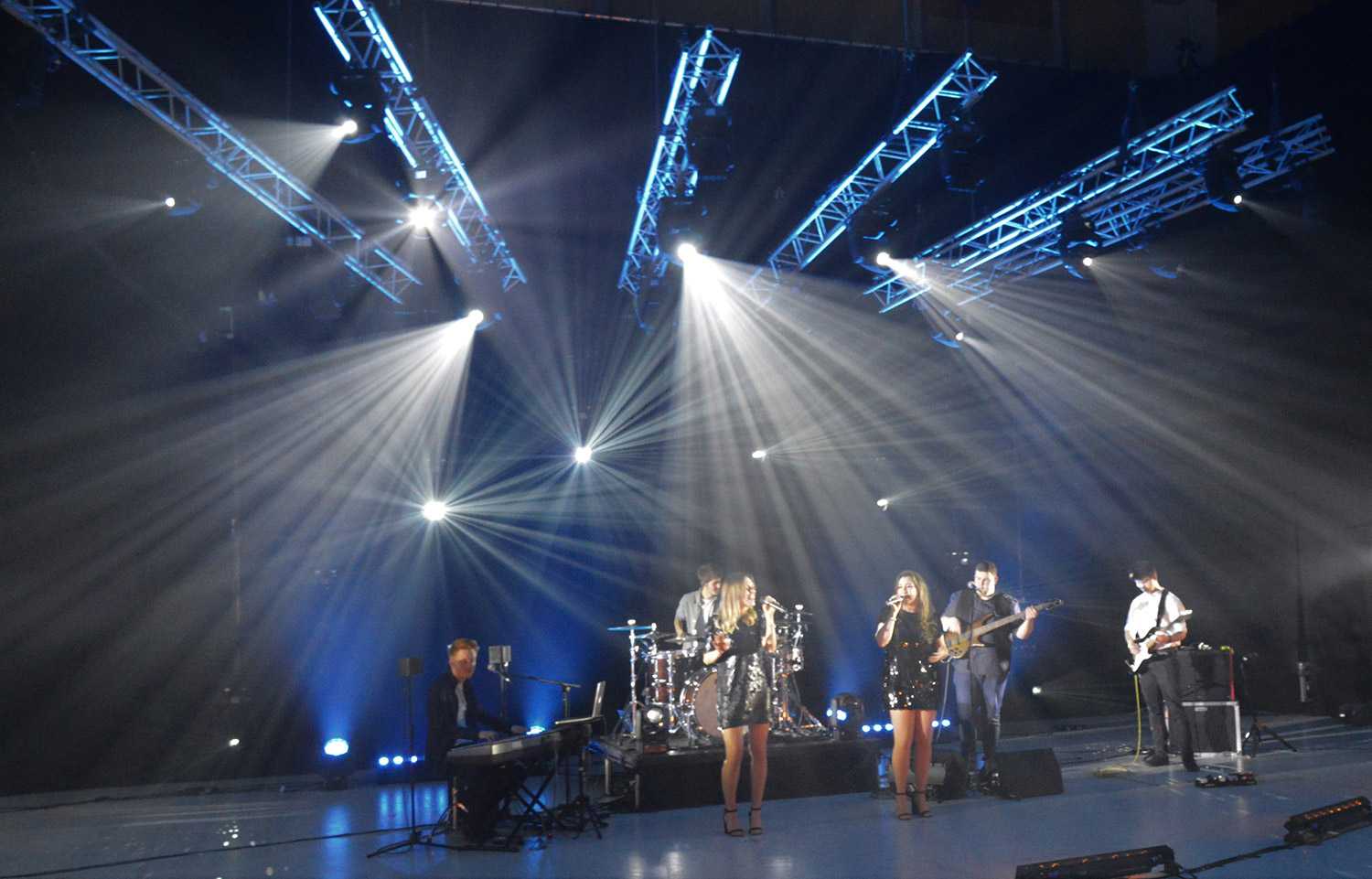 The Haus Band were filmed at The Wales Millennium Centre
