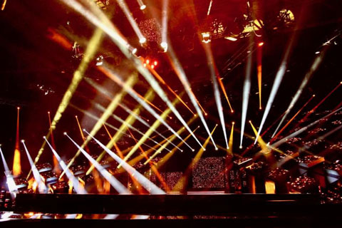 Melodifestivalen 2018 was filmed in six cities over a six-week period (photo © Fredrik Jönsson)