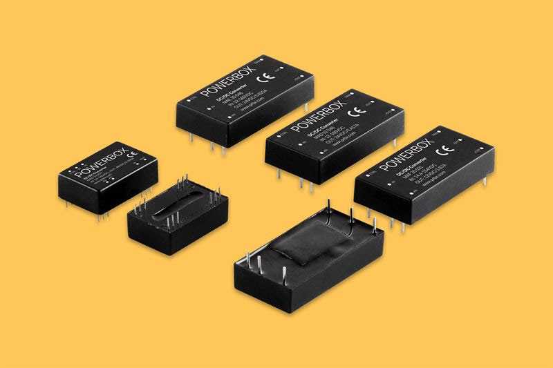 The new series of converters are suitable for low power loads and devices