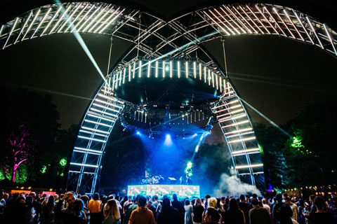 Star Events supplied the festival’s four principal platforms