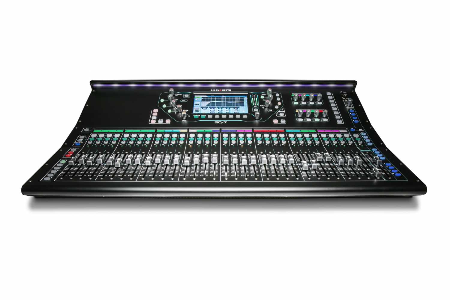 SQ-7 is a 48-channel console, fully compatible with a range of remote I/O expanders