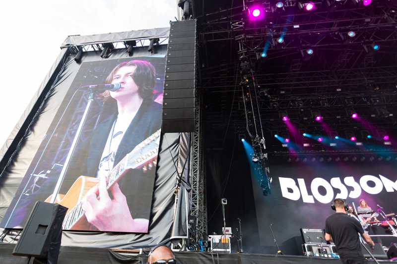 Blossoms performing at All Points East