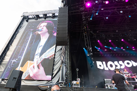Blossoms performing at All Points East