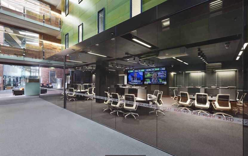 The simulated trading room at Deakin University