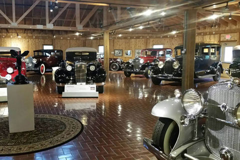 Nearly 400 cars are displayed in the museum’s outbuildings