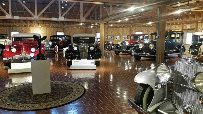 Nearly 400 cars are displayed in the museum’s outbuildings