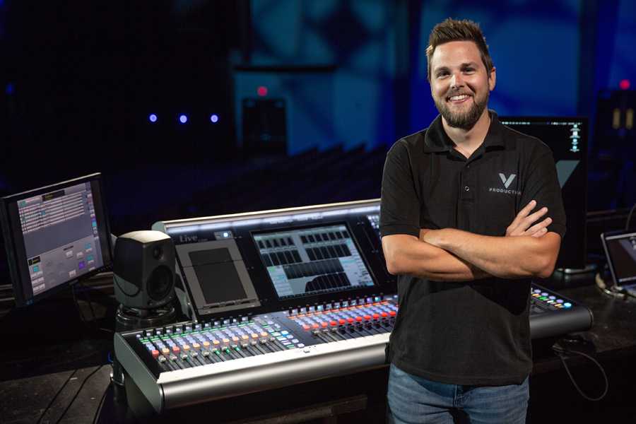 Chris Trowbridge, technical director and FOH engineer