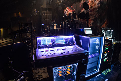 Two dLive S Class systems are touring with Bullet For My Valentine