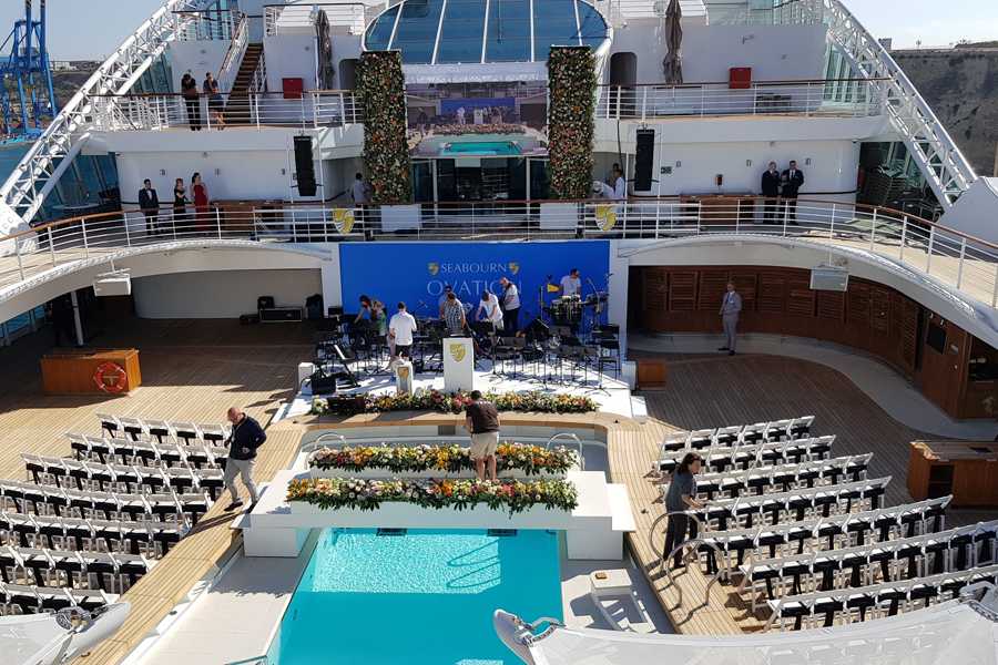 Seabourn Ovation is the latest luxury vessel to join the Seabourn fleet